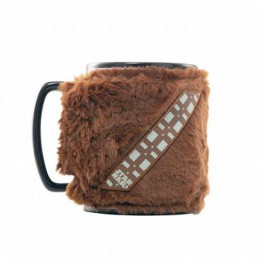 Taza con Funda de Peluche Star Wars Chewbacca