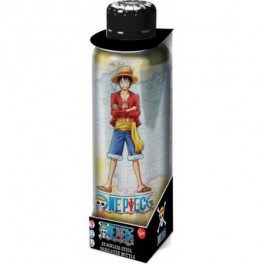 Botella Termo Acero Inoxidable One Piece Mapa