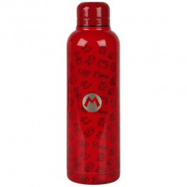 Botella Termo Acero Inoxidable Super Mario
