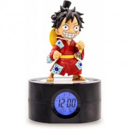 Reloj Despertador Luminoso One Piece Luffy