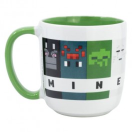 Taza Elite Minecraft Squared Pattern