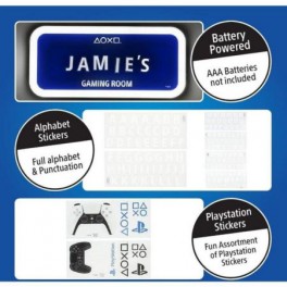 Letrero Luminoso de Habitación PlayStation
